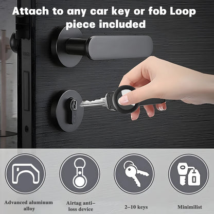 Compact Key Organizer – Minimalist Metal Key Holder for 2-6 Keys, Secure Keychain Case