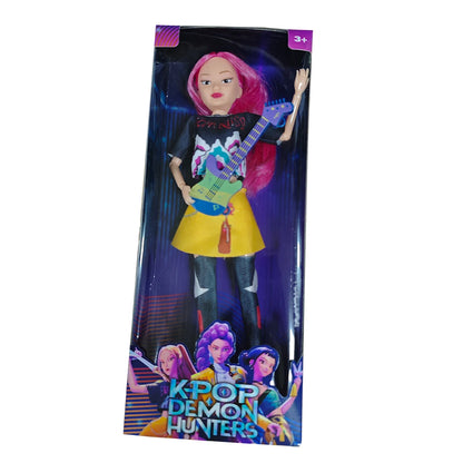 NEW KPop Demon Hunters Action Figure Dolls – Rumi, Mira, Zoey Princess DIY Plastic Toys for Girls