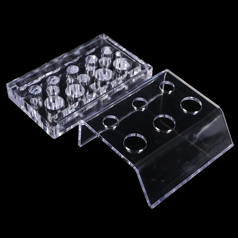 4 Types Acrylic Tattoo Ink Cup Holder – PMU Microblading Pigment Storage Stand