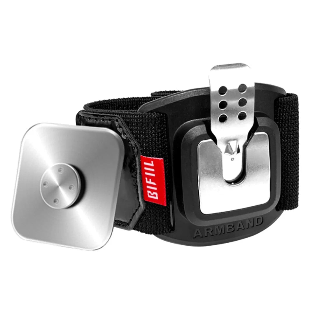 360° Rotatable Wristband Cell Phone Holder – Detachable Armband for Biking, iPhone 15 Pro Max