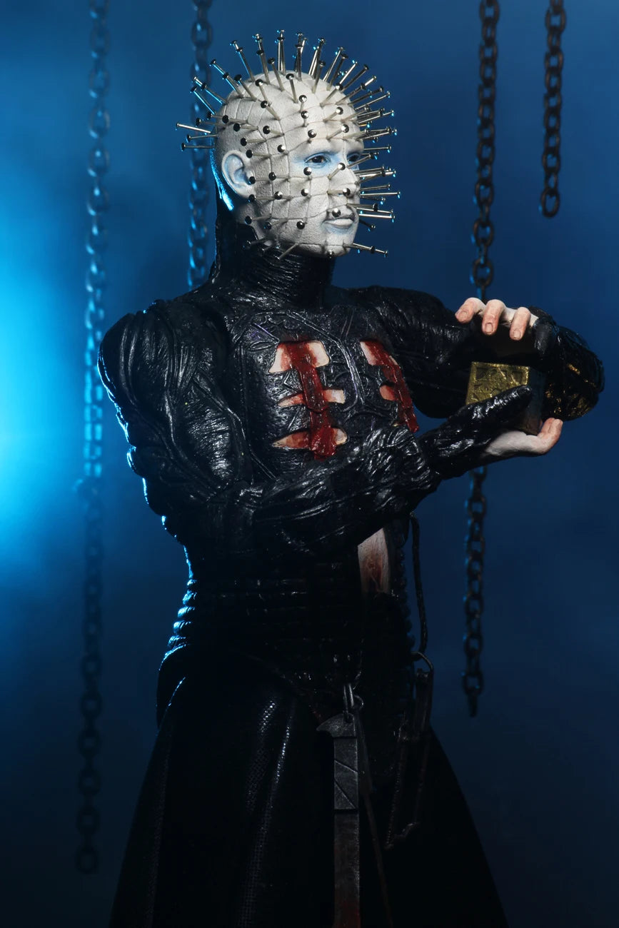 NECA Hellraiser Ultimate Pinhead Action Figure – Movable PVC Collectible Toy, Perfect Birthday Gift