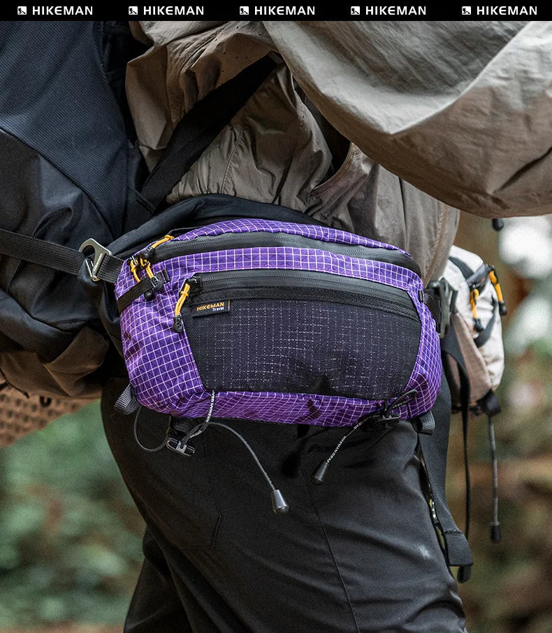 HIKEMAN Waterproof Outdoor Hiking Chest Bag – Large Capacity Crossbody Pack for Cycling, Camping & Travel