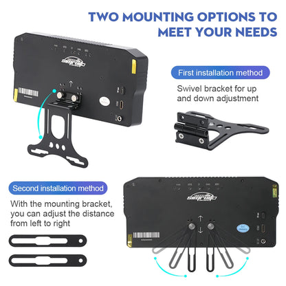 SimRuito 10.3-Inch Racing Dashboard - Sim Racing Steering Wheel Display for PC Speed and Car Data