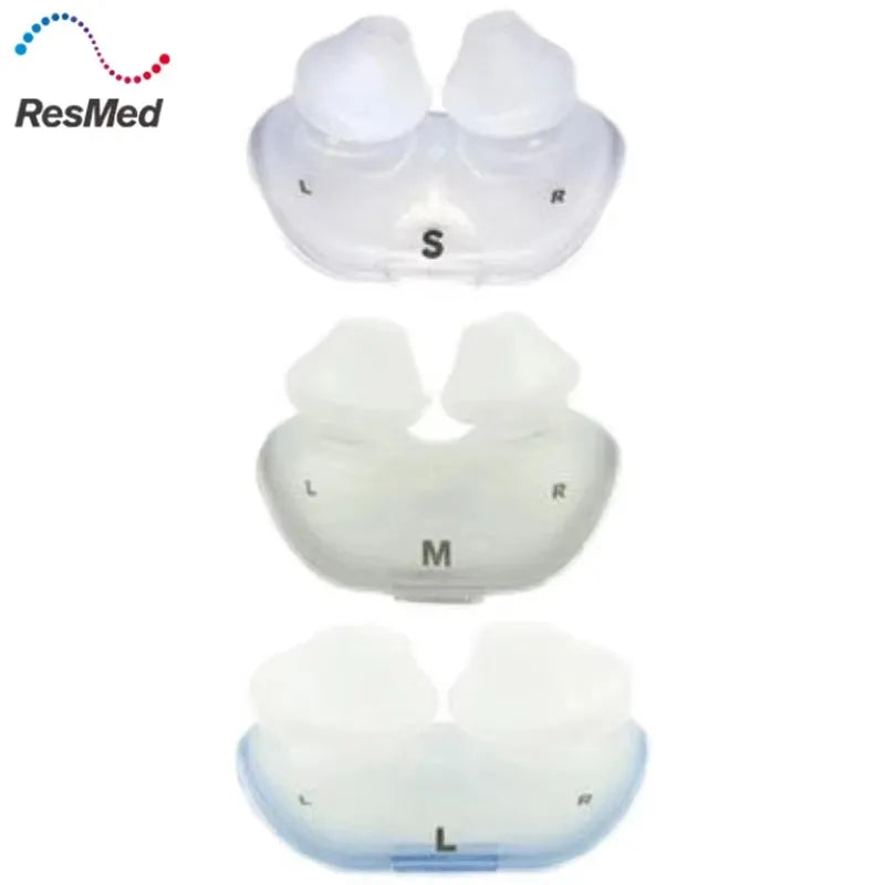 Silica Cushion for ResMed AirFit P10 Nasal Pillows Mask – S/M/L Anti-Snore Sleep Apnea Accessory