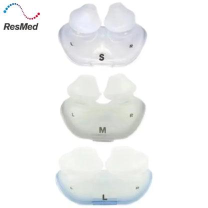 Silica Cushion for ResMed AirFit P10 Nasal Pillows Mask – S/M/L Anti-Snore Sleep Apnea Accessory
