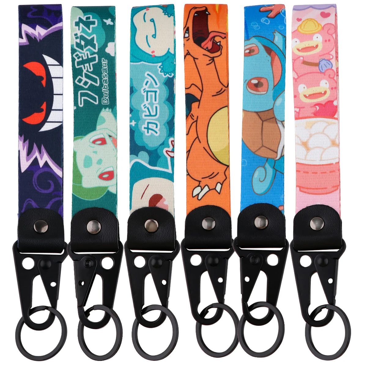 Anime Dinosaur Keychain Lanyard – Cute Car Keyring Toy Bag Pendant & Key Holder Gift