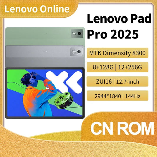 Lenovo Xiaoxin Pad Pro 12.7" 2025 Tablet – Dimensity 8300, 2.9K Resolution, 144Hz Refresh Rate, 10200mAh, WiFi Android
