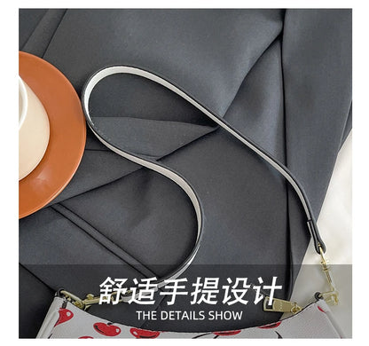 2025 Modern Vintage Cherry Crossbody Bag – Mahjong-Style Chain Shoulder & Underarm Bag, Women’s Light Luxury