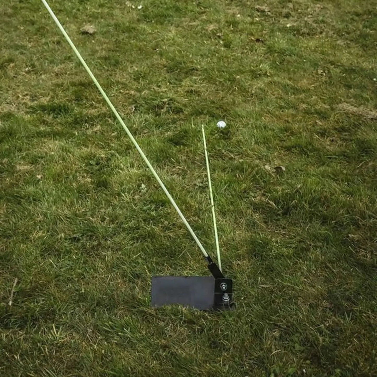 FINGER TEN Golf Alignment Stick Holder | Swing Practice Plate Plane Trainer | Training Aid with Alignment Stick Base