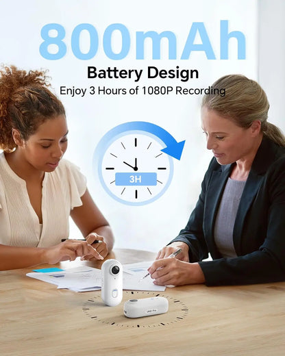 BOBLOV W4 Mini Body Camera – 1080P HD Wearable Camera with 128GB Storage, 2-Hour Recording, Lightweight Hands-Free for Outdoor & Pet Walking