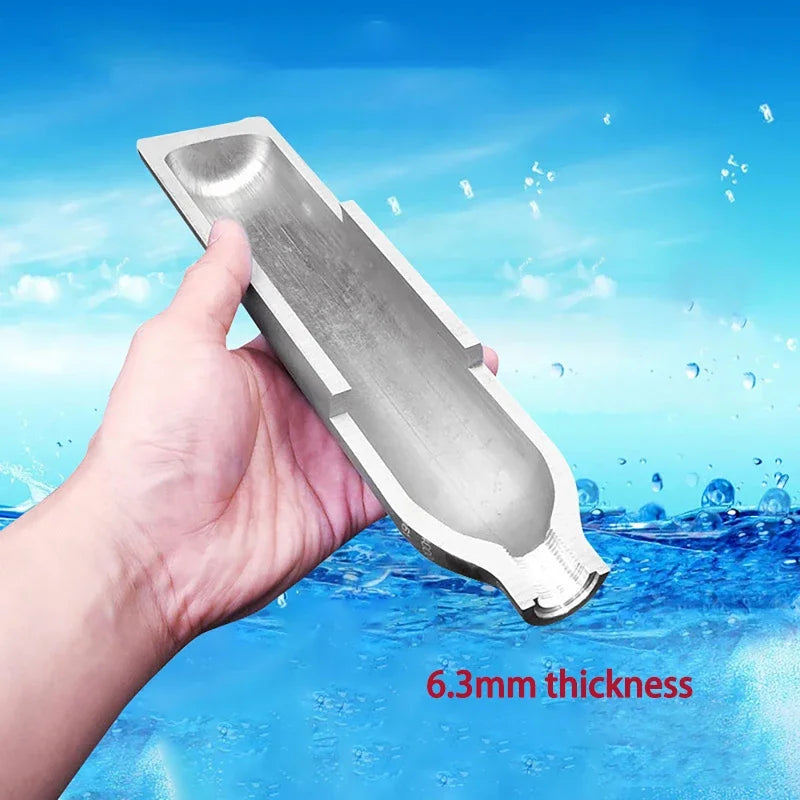 High-Pressure Bottle Thread M18*1.5 — 30PMA CO2 & Oxygen Tank Connector for Diving, Aquarium, and Soda Drink Cylinders