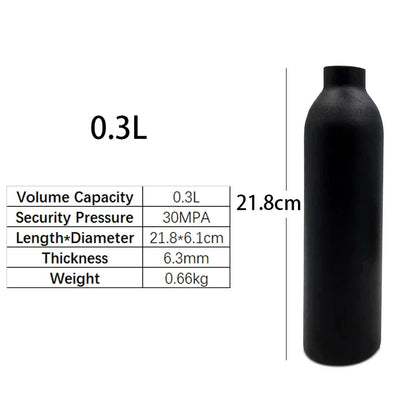 High-Pressure Bottle Thread M18*1.5 — 30PMA CO2 & Oxygen Tank Connector for Diving, Aquarium, and Soda Drink Cylinders