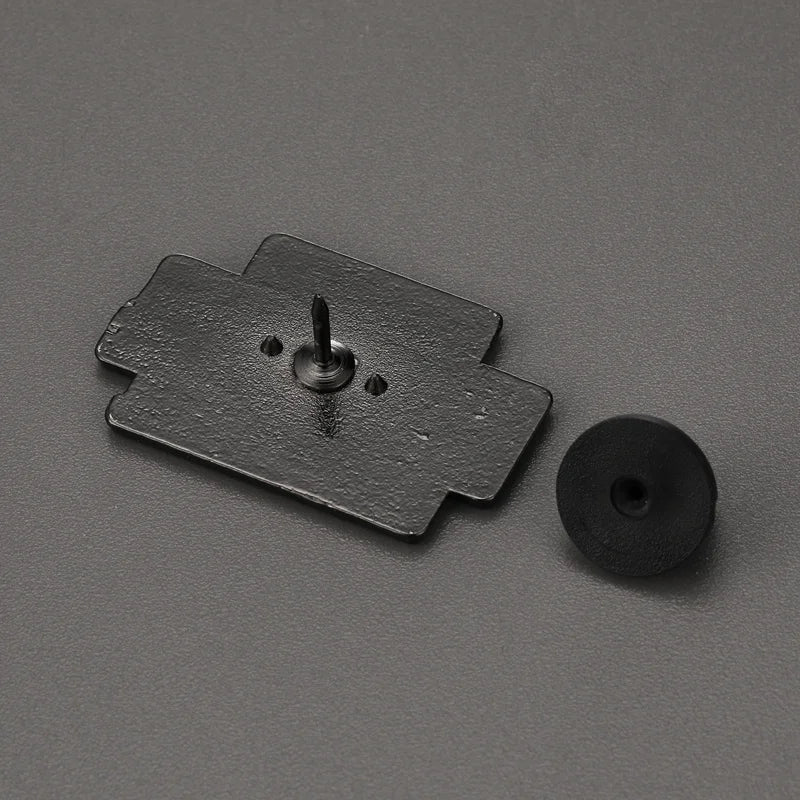 "I Survived Another Meeting" Enamel Pin – Funny English Letter Badge Lapel Pin