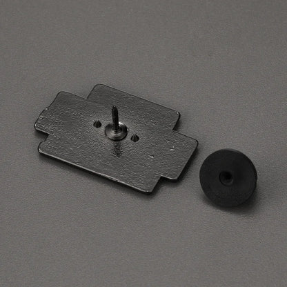 "I Survived Another Meeting" Enamel Pin – Funny English Letter Badge Lapel Pin