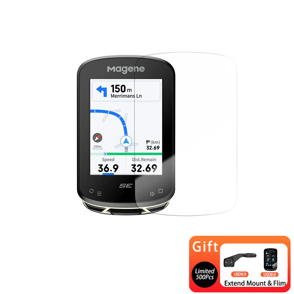 Magene C506 SE GPS Bike Computer - Navigation, WiFi, Bluetooth, Cycle Speedometer, Digital Stopwatch, 2.4 Odometer, Indoor Cycling