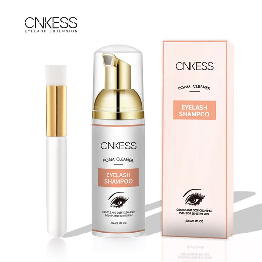 Lash Super Concentrate Mousse – Gentle Eyelash Shampoo Foam for Extensions & Makeup Tools