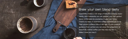 Easyworkz Diego 4-Cup Stovetop Espresso Maker — Stainless Steel Italian Moka Pot, 6.8 oz Induction Coffee Machine