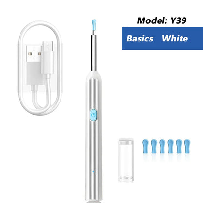 Visual Ear Wax Cleaner with Camera – Safe Luminous Otoscope Endoscope for Ear Cleaning & Ear Care