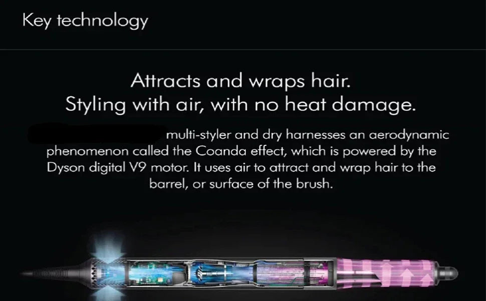 Professional Curling Iron & Hair Dryer Hot Comb – Hair Straightener Styling Brush for Salon & Home