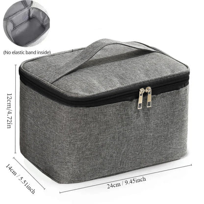 Men’s Business Travel Toiletry Bag – Double-Layer Large Capacity Cosmetic & Storage Handbag, Oxford Cloth