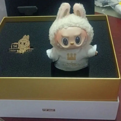 Labubu 14th Anniversary Limited Edition Gift Box – Replica Staff Badge Christmas Kids Toy