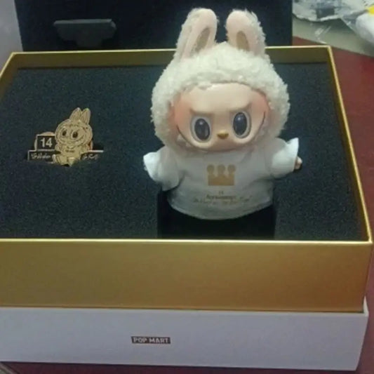 Labubu 14th Anniversary Limited Edition Gift Box – Replica Staff Badge Christmas Kids Toy