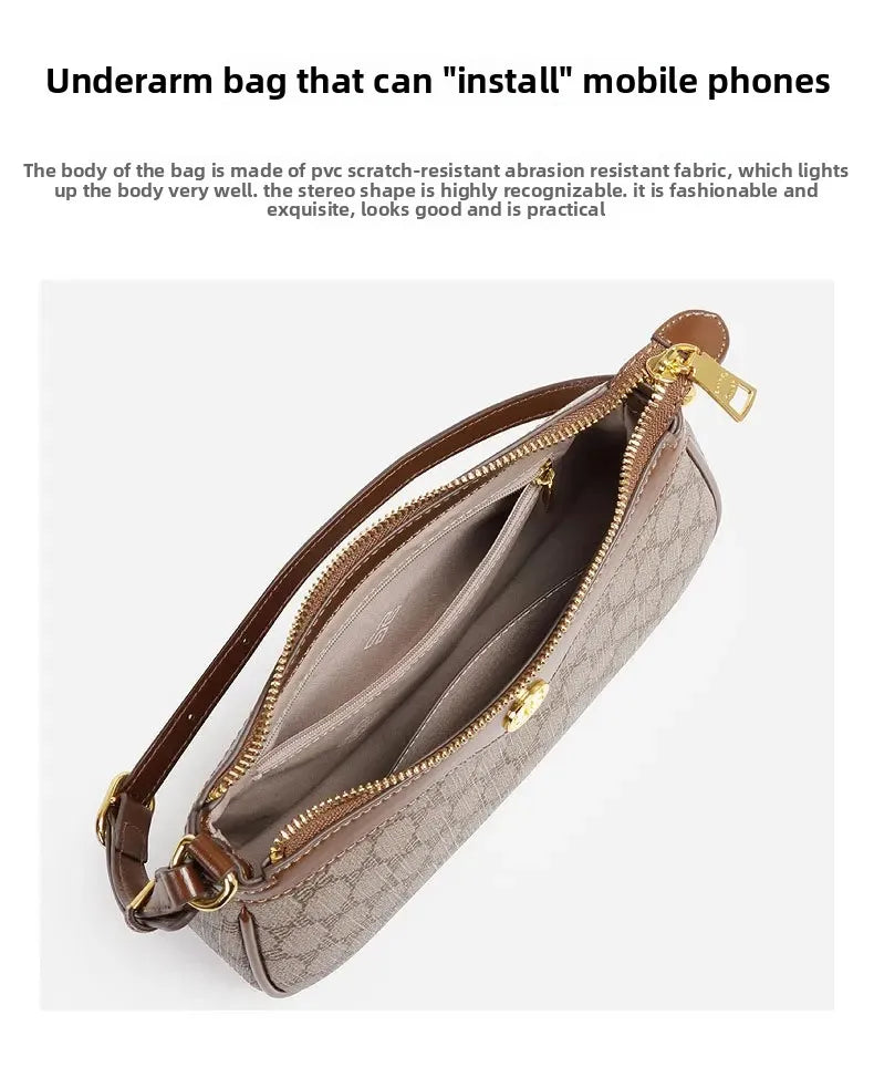 Trendy Floral Women’s Shoulder Bag – Small Square PVC Crossbody Bag for Commuting & Hip Hop Style