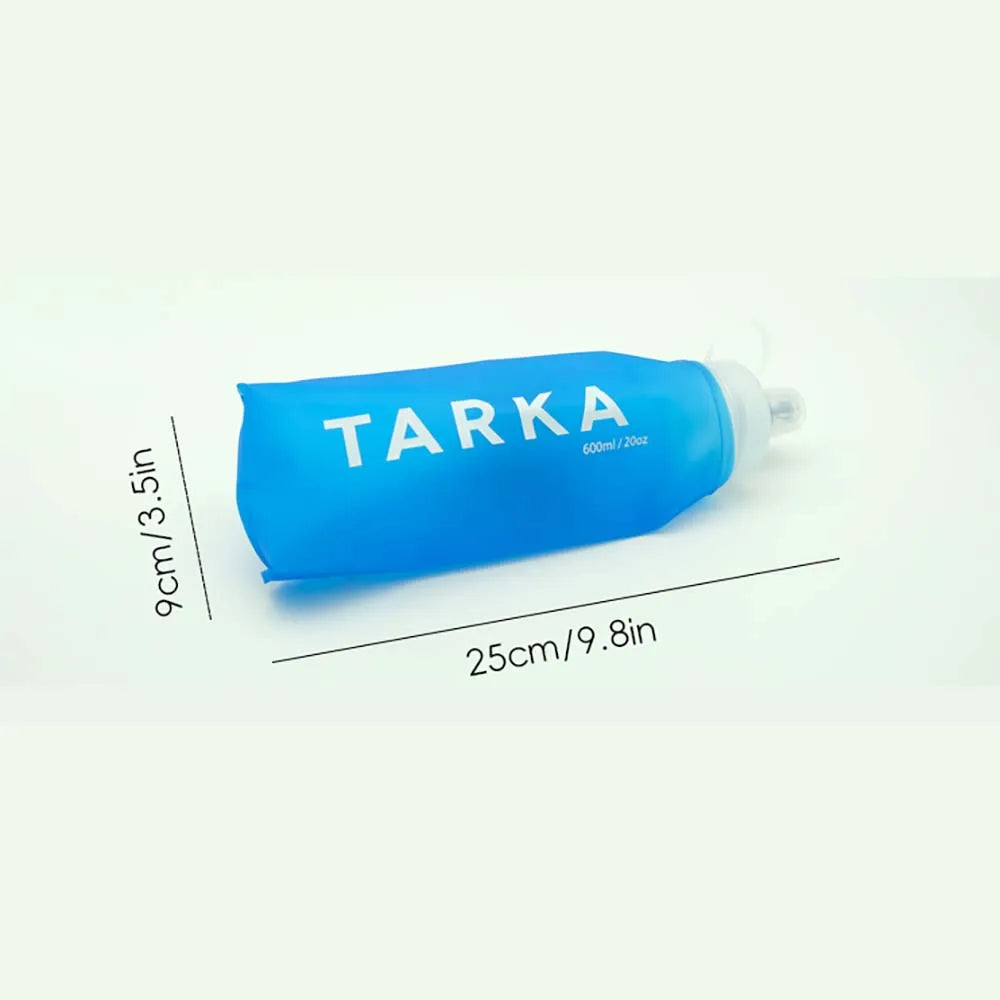 TARKA Collapsible Silicone Water Bottle — Lightweight Gel Kettle for Camping, Hiking, Running & Travel