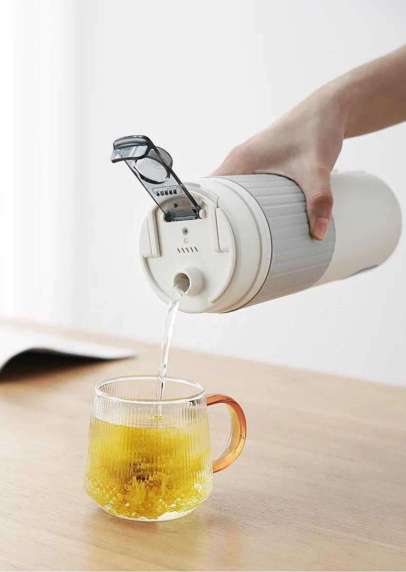 650ml Portable Electric Kettle — Travel Water Boiler with Temperature Control, LED Display Smart Teapot