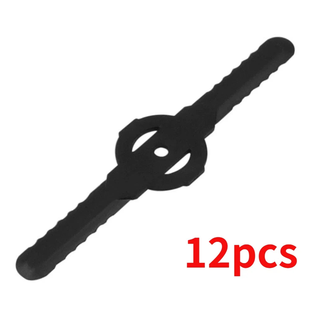 6/12/20PCS String Trimmer Head Blades — Plastic Cutter Replacement for Lawn Mower & Weed Wacker