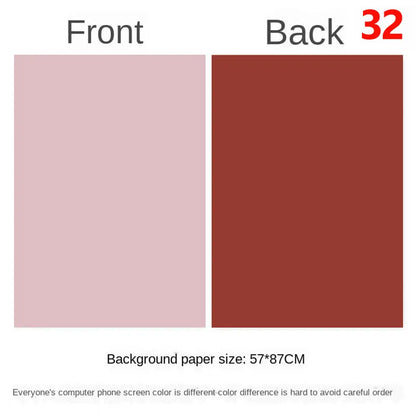 Photography Backdrops 57x87cm – Double-Sided Solid Color Photo Background for Studio, Newborn & Product Photography