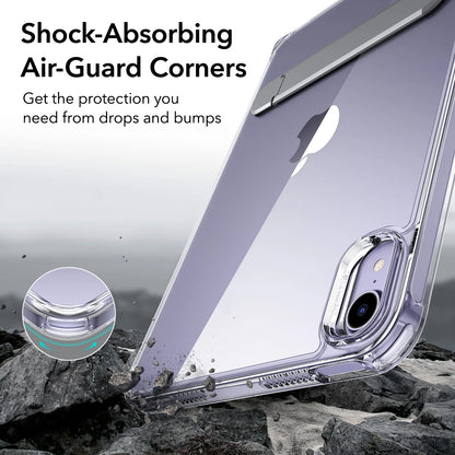 ESR Kickstand Case for iPad Mini 6/7 – Hybrid Protection Clear Back Cover with Stand & Pencil Support