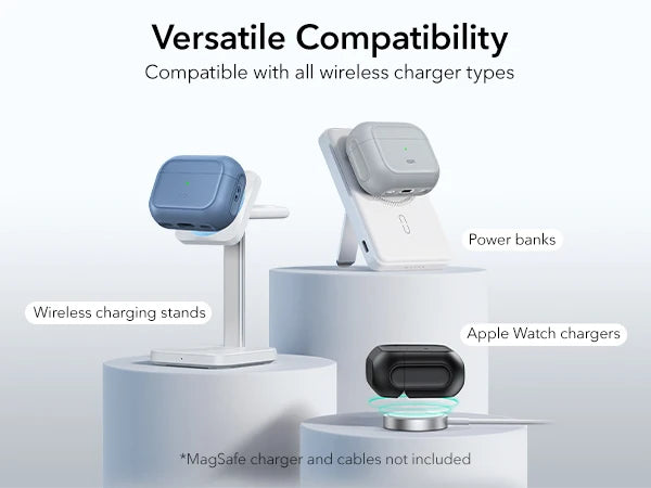 ESR AirPods Pro 2 Case with Lanyard – MagSafe Compatible Cover for AirPods Pro (2023/2022/2019) with USB-C/Lightning Cable