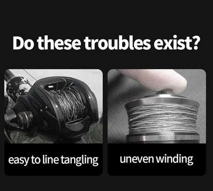 LINNHUE Lightweight Fishing Line Winder Spooler – Antirust Sturdy Tool for Spinning & Baitcasting Reels, Fishing Accessories