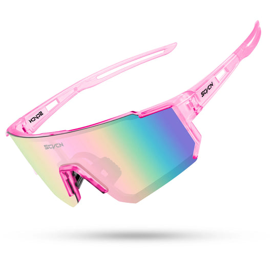 Scvcn UV400 Sports Sunglasses - Fashion Eyewear for Men and Women, Ideal for Biking, Running, Driving and Racing