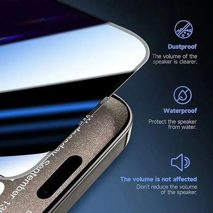 Anti-Spy Privacy Screen Protector for iPhone 11–16 Series – Dust-Free Glass for Pro Max, Mini, Plus, XS, XR, 7, 8