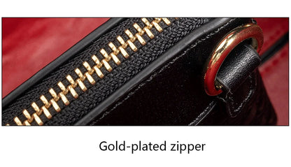 CH Fashion Women’s Shoulder Bag – Large Capacity Casual PU Leather Handbag with Embossed Letters