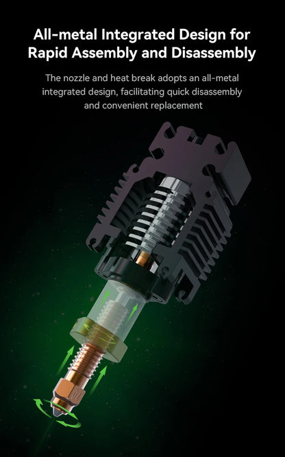 Creality Ender-3 V3 SE/KE Ceramic Heating Block Kit – 60W 0.4mm Quick-Swap Nozzle for 3D Printers