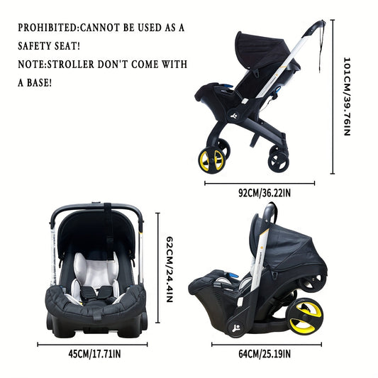 G301 Youngsters Stroller - Front-Facing, Reclining Single Seat, Ideal for Travel & Shopping, Durable & Easy to Maneuver