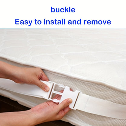 Bed Strap Mattress Joiner – 33ft Long Bed Connector Strap with Adjustable Buckle, Reduces Burden and Keeps Mattresses Together