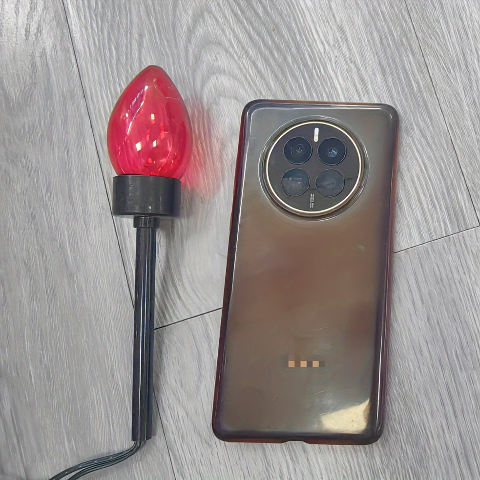 12 Pack Solar-Powered C9 LED Christmas Ground Spike Lights - Garden Decor & Holiday Illumination