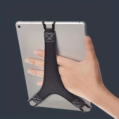 Creative iPad Tablet One-Handed Operation Fixed Belt – Fall-Proof Triangle Elastic Non-Slip Bracket