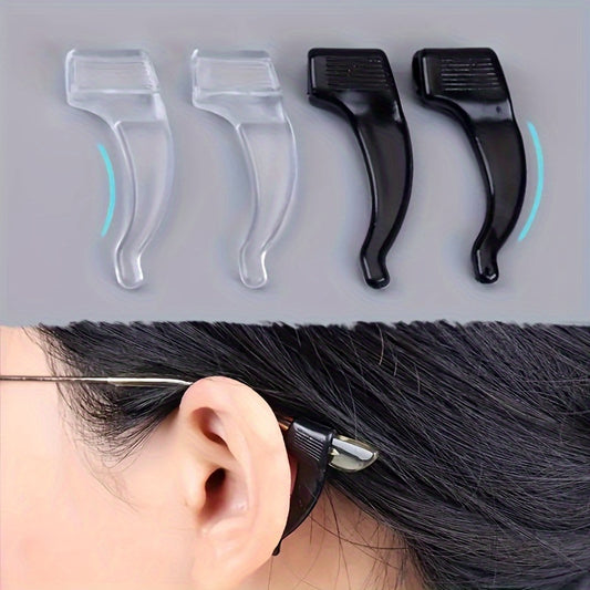 24pcs Silicone Anti-Slip Glasses Ear Clips – Soft, Non-Injurious, and Secure Ear Holders, 12 Pairs