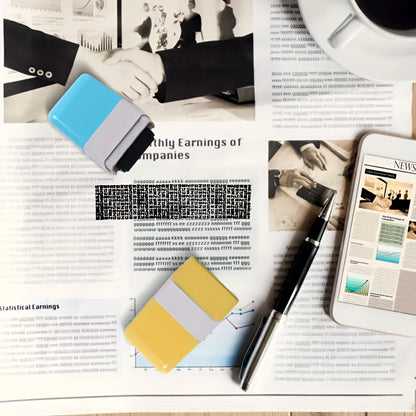 Wide Identity Theft Protection Roller Set – Safeguard Confidential Information with Anti-Theft Privacy Features – Durable Plastic for ID Blackout Security (1pc)