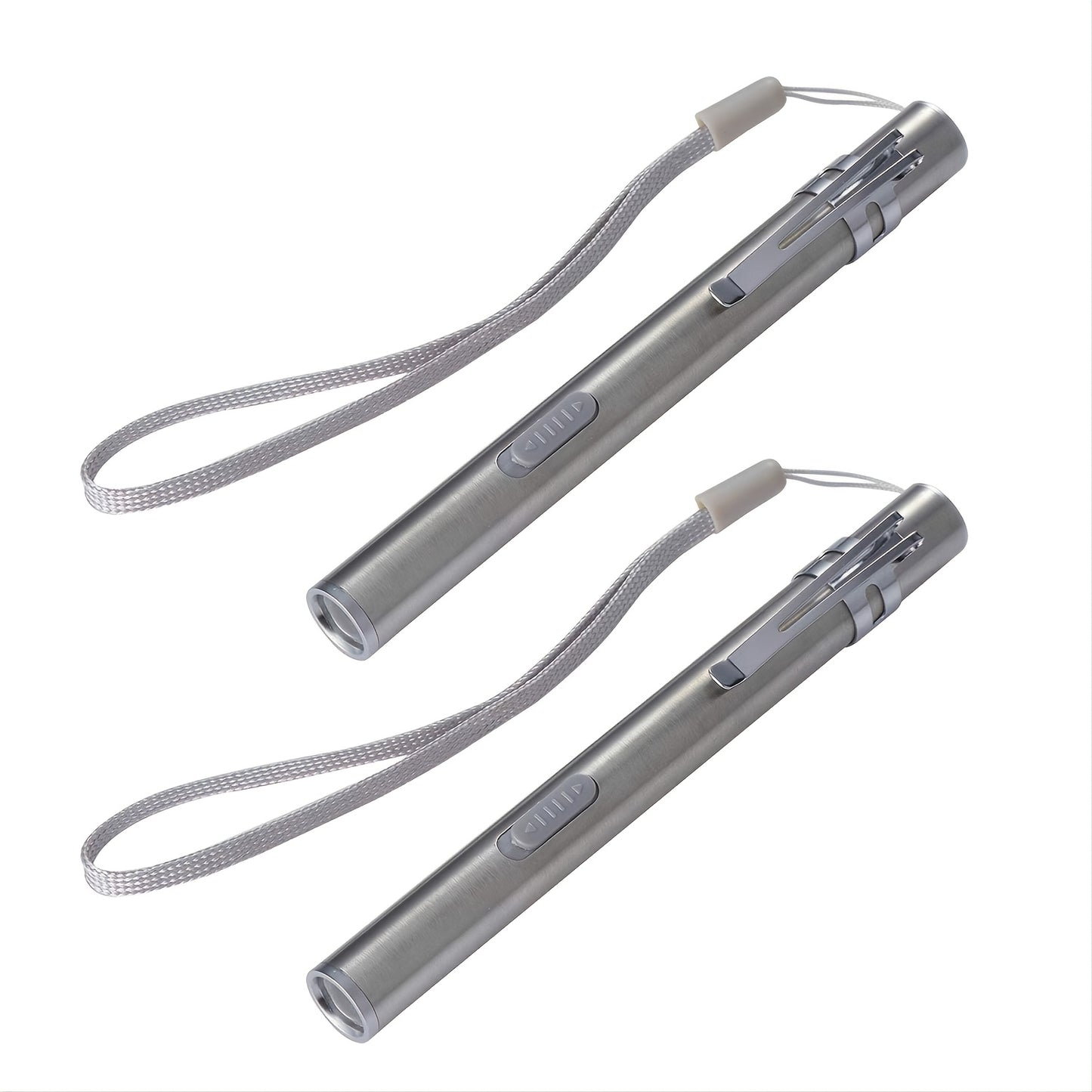 2PCS High Lumen USB Rechargeable Mini LED Flashlight - Portable Pen Light for Outdoor & Emergency Use