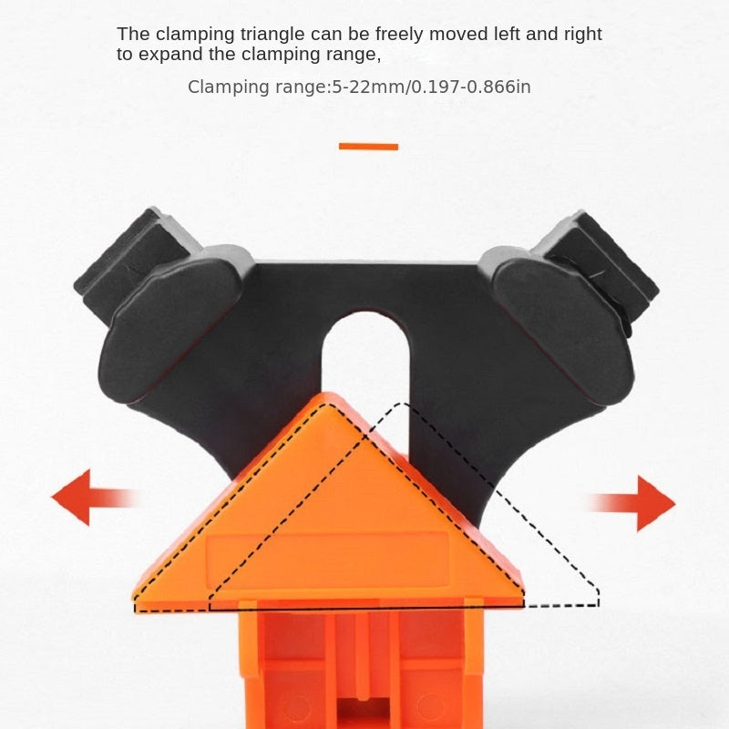 4pcs Woodworking Right Angle Clamps – Ideal for Picture Frames, Fish Containers, and More