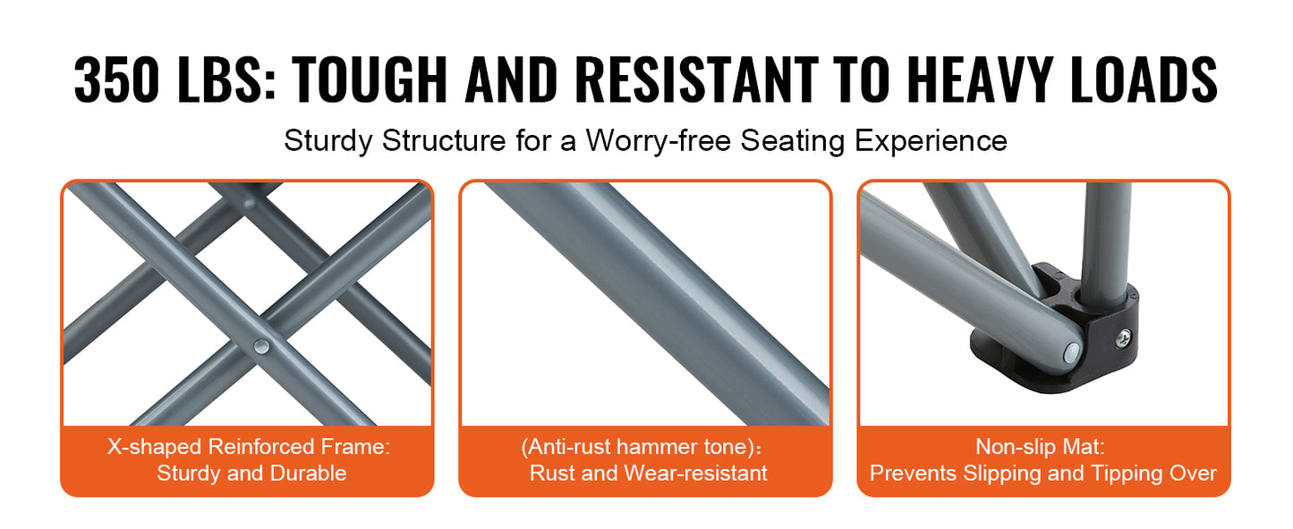 SucceBuy Outdoor Camping Chair — Ultralight Folding Portable Chair, 350lbs High Load, Ideal for Beach, Hiking, Picnic, Travel, and Fishing