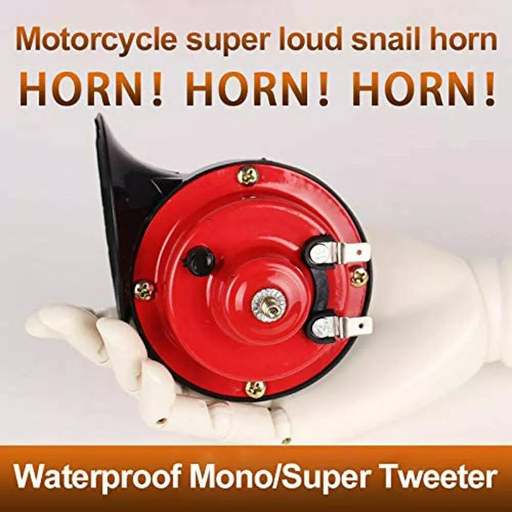 300DB Super Train Horn – 12V Electric Horn for Trucks, SUVs, Cars, Boats, Motorcycles, and Ships