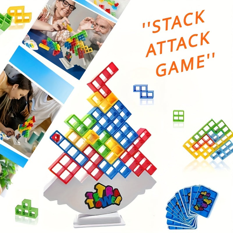 Stack Attack Game - Viral Interactive Balance Stacking Block Board Gam ...