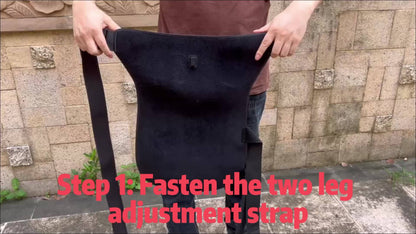 USB Electric Heated Hip Brace – Thermal Compression with Vibration Massage, Thigh Support and Groin Wrap (1pc)